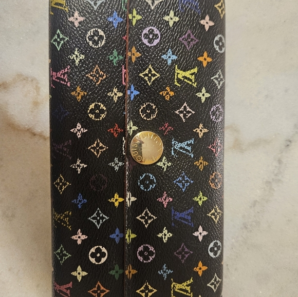 Louis Vuitton Sarah Multicolor Monogram Wallet With COA - Picture 5 of 17